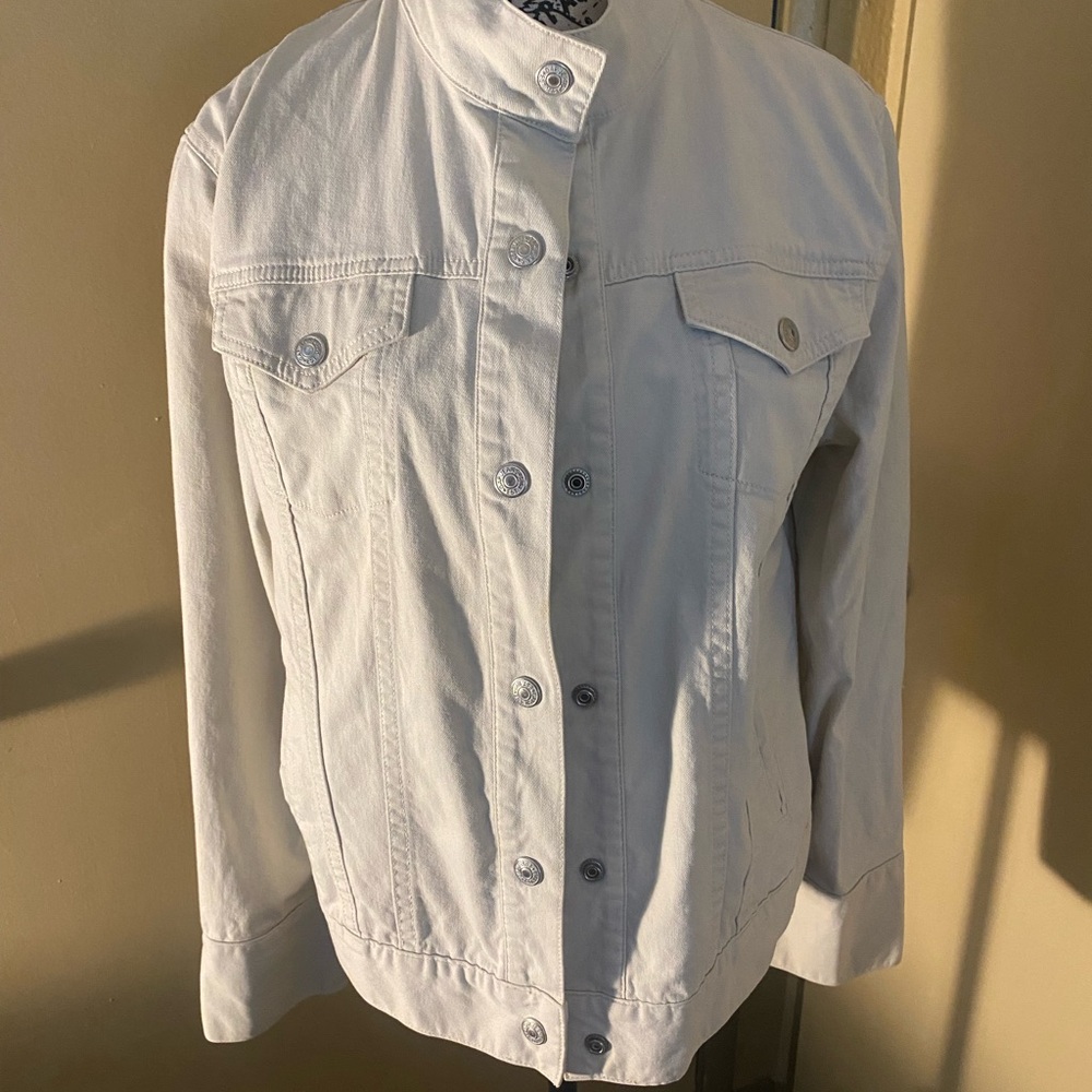 GAP Cream colored Jean Jacket - Picture 2 of 8